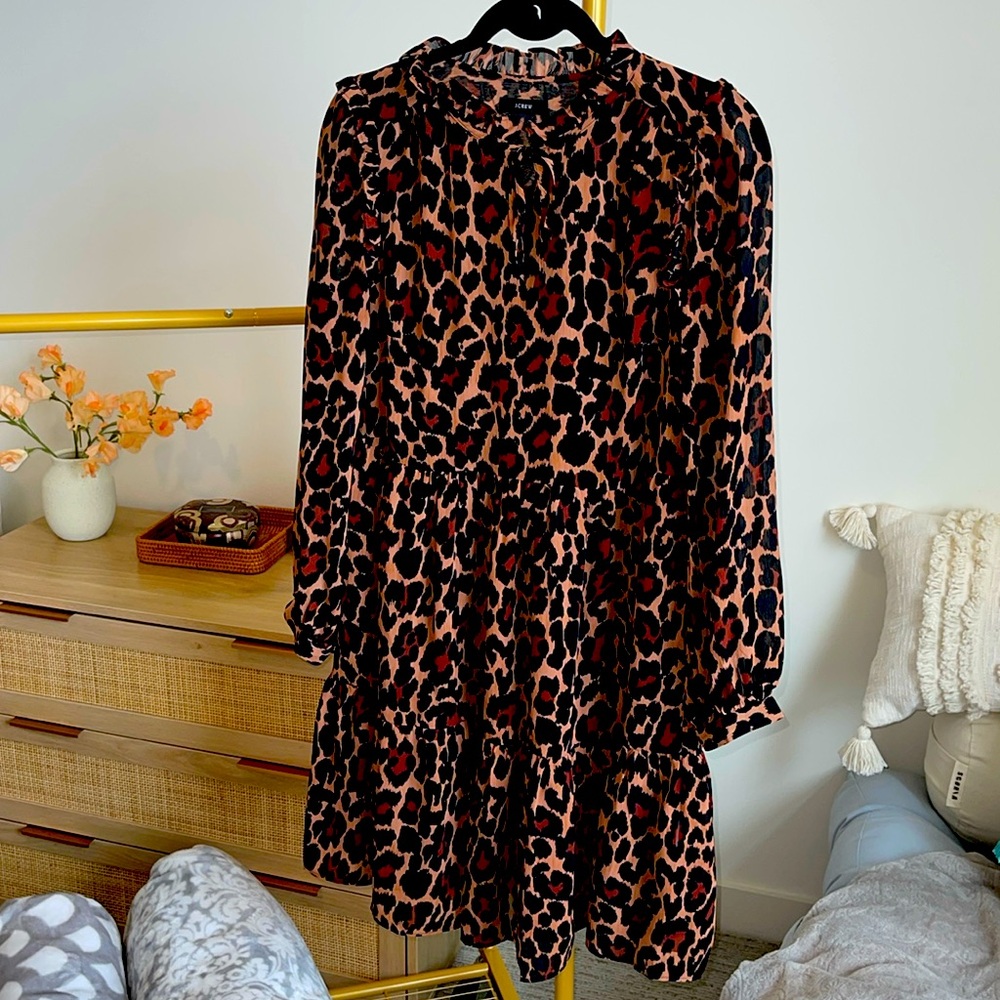 J.Crew Leopard print dress